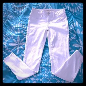 American Eagle Level X  Stretch White Skinny Jeans